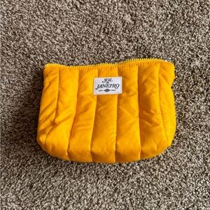Sol de Janeiro Yellow Quilted Pouch